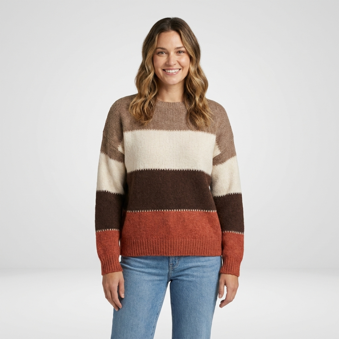 Florence | Colour-Block Knit Sweater