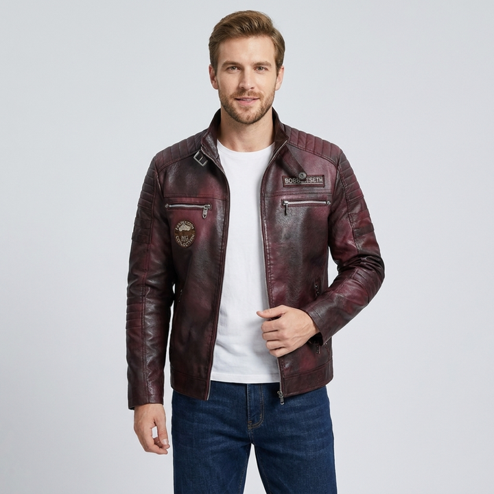 Rory | Panelled Biker Jacket