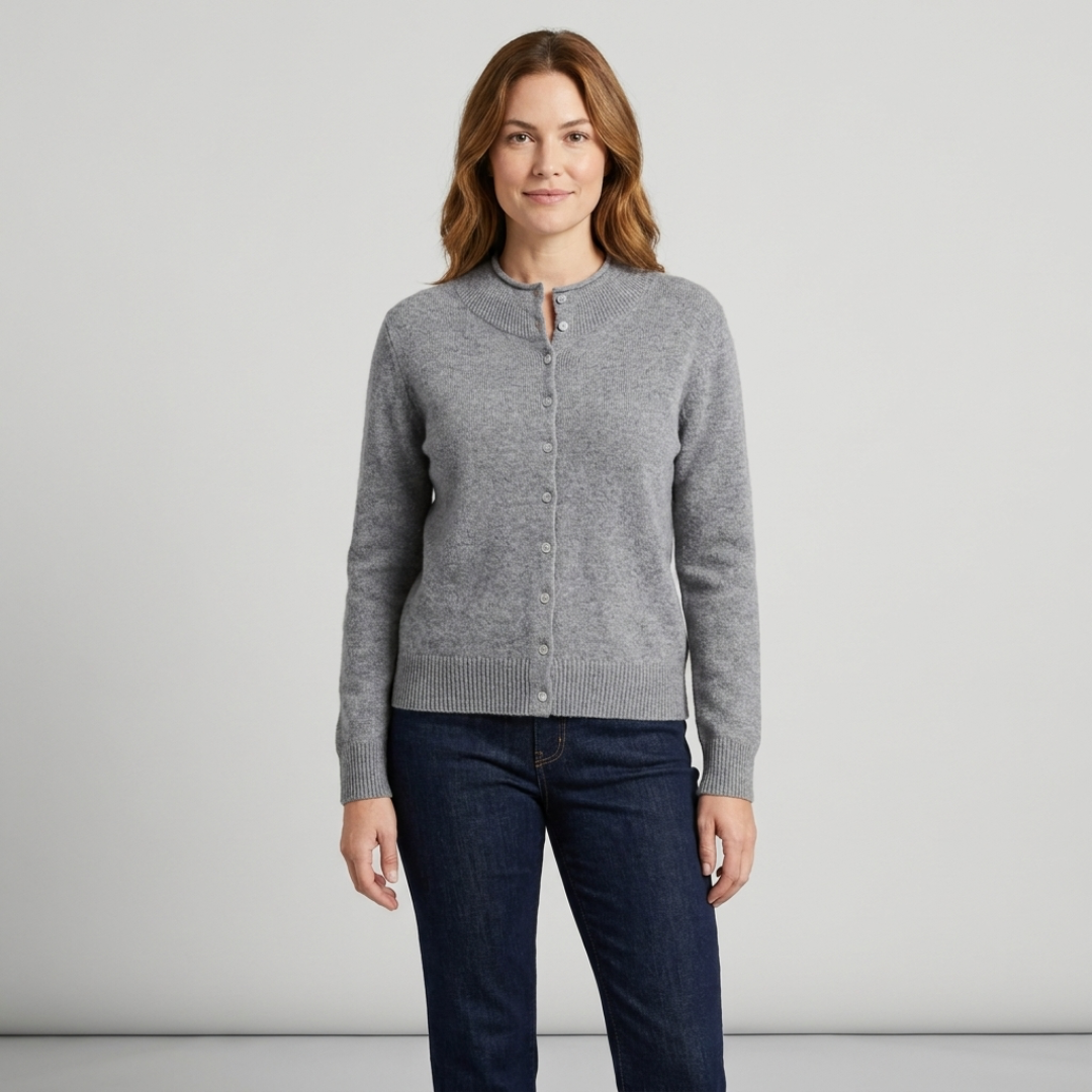 Harriet | Button-Through Knit Cardigan