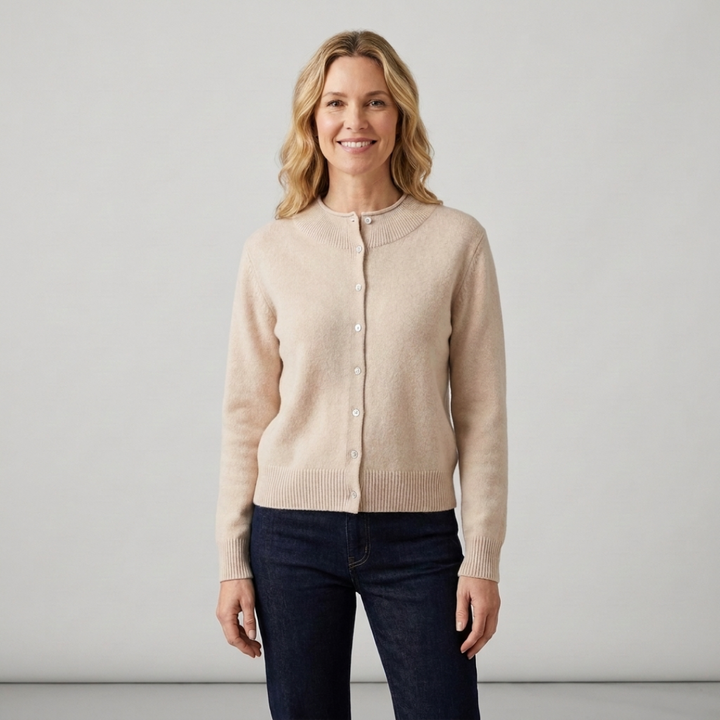 Harriet | Button-Through Knit Cardigan