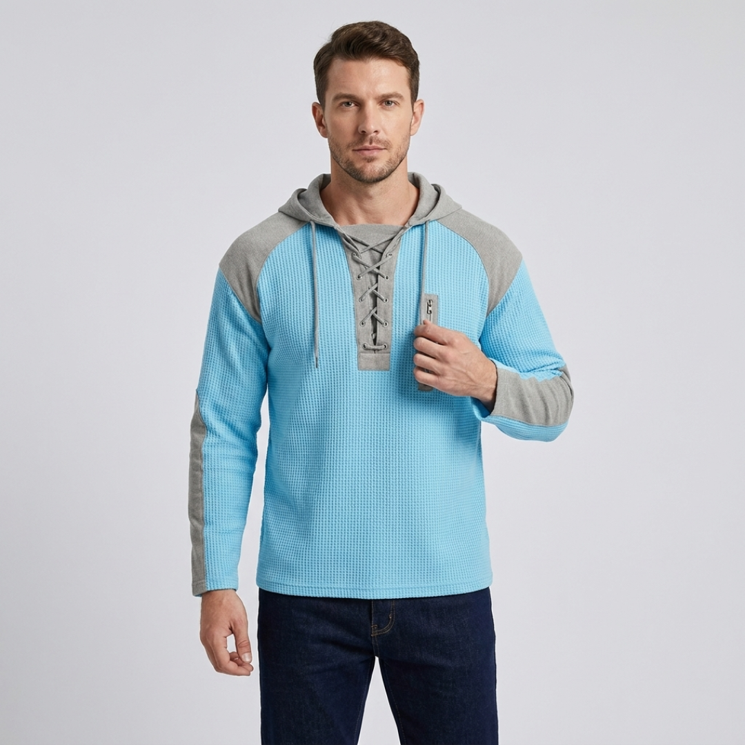 Malcolm | Lace-Up Hoodie