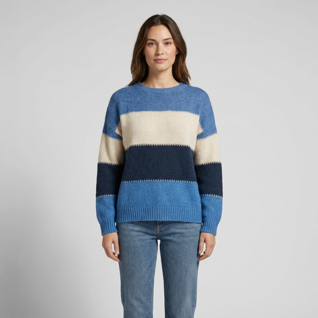 Florence | Colour-Block Knit Sweater