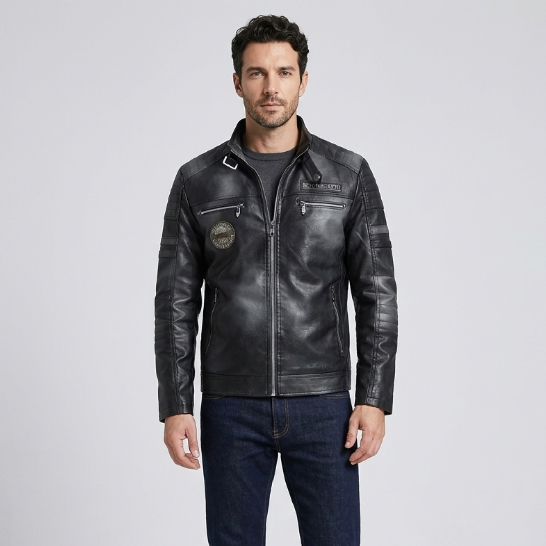 Rory | Panelled Biker Jacket