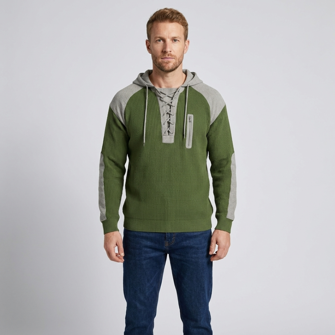 Malcolm | Lace-Up Hoodie