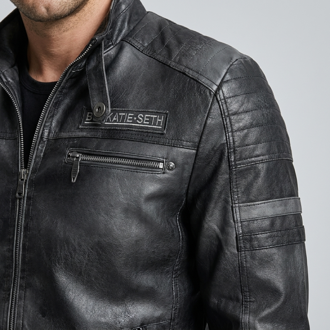 Rory | Panelled Biker Jacket