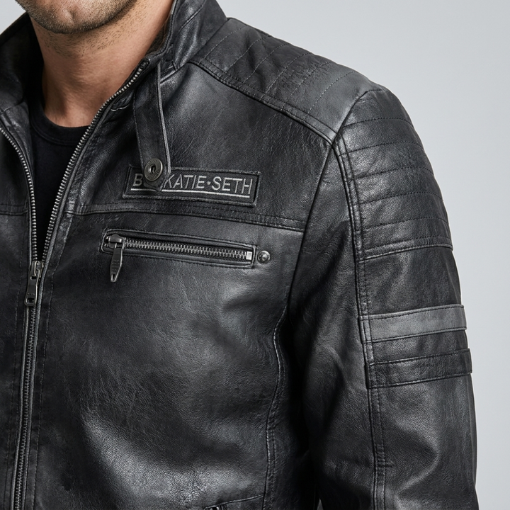 Rory | Panelled Biker Jacket