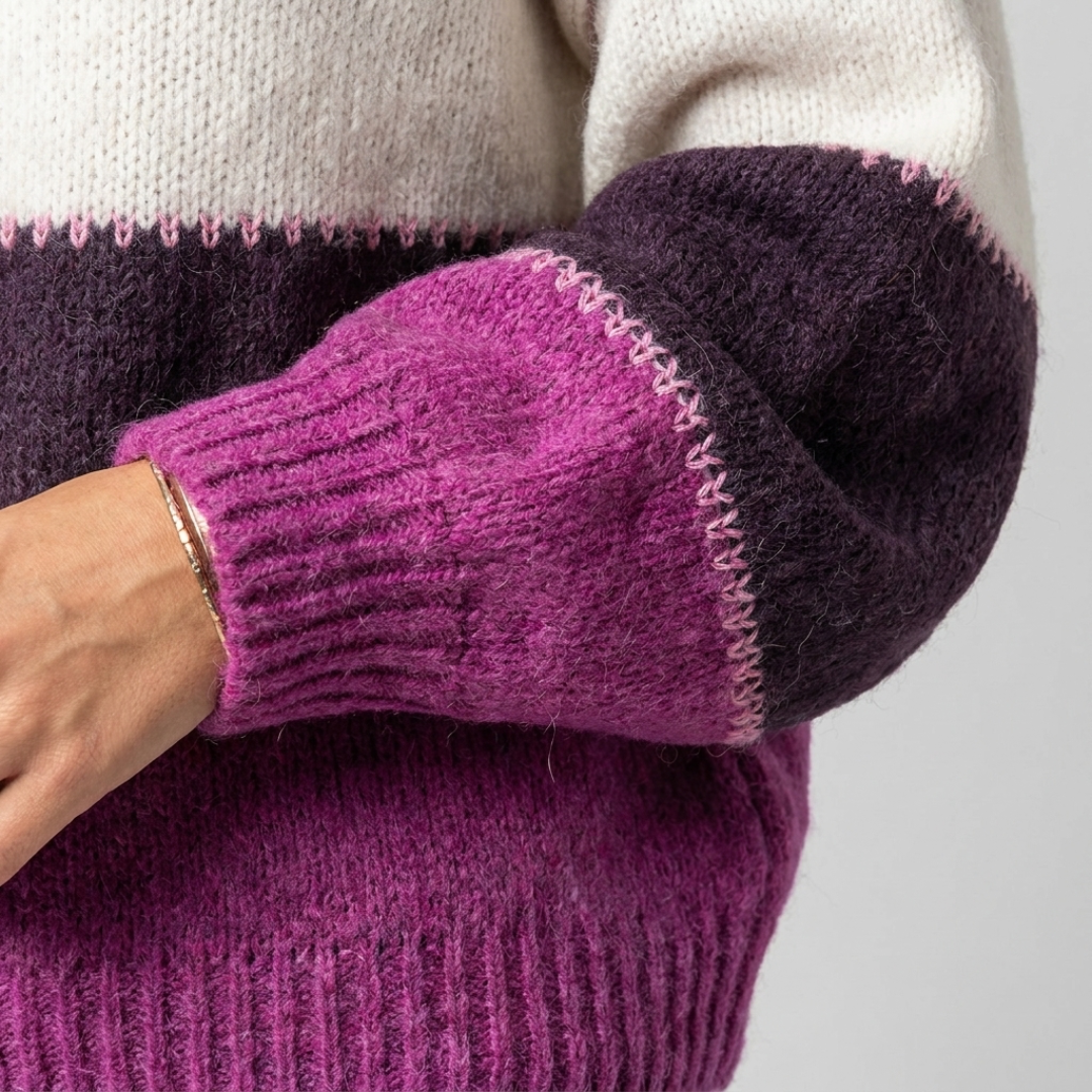 Florence | Colour-Block Knit Sweater